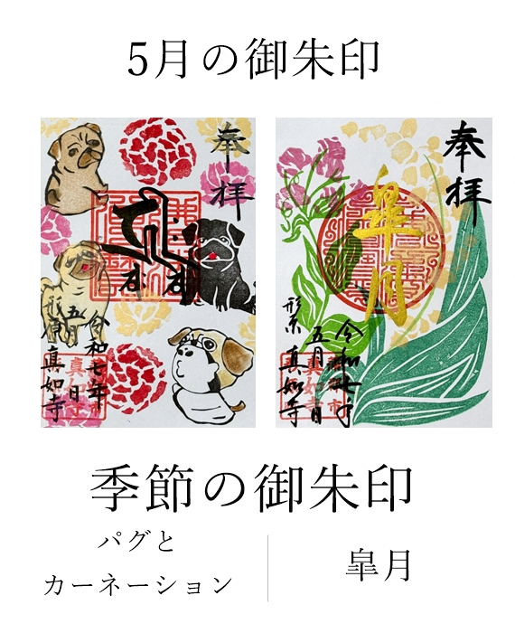 真如寺月替わり御朱印