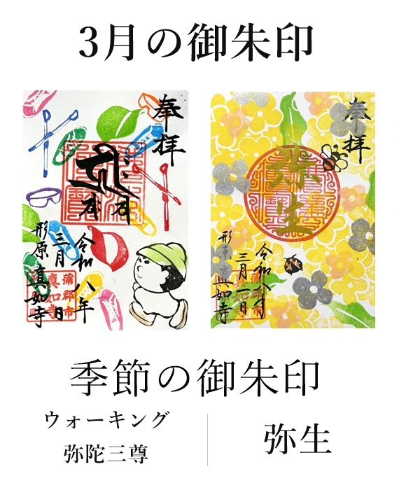 真如寺月替わり御朱印